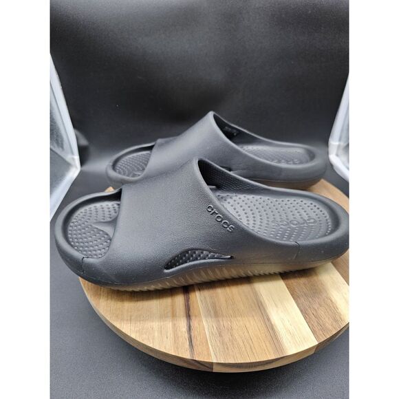Crocs Slide Sandal Slipper Black Womens Size 9 Mens Size‎ 7 - Picture 2 of 7